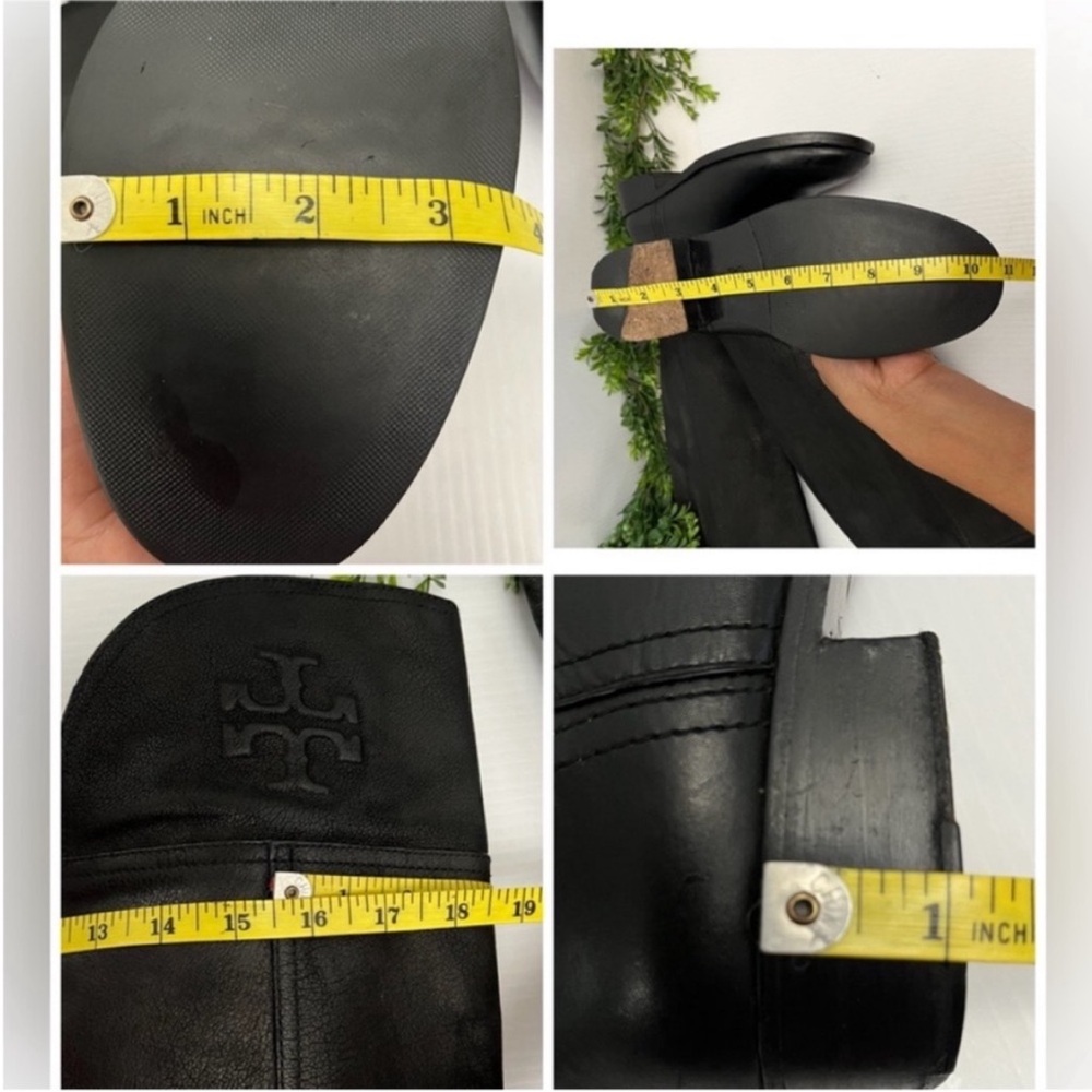 Tory Burch Simone Black Over-the-Knee Boots Size 8 - Picture 14 of 16